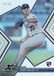 2023 Topps Xpectations Base Set Bobby Miller #21 card