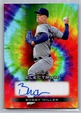 2024 Leaf Electrum Baseball Base Autograph Bobby Miller #BA-BM1 card