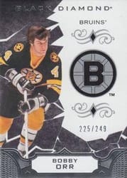 2018-19 Upper Deck Black Diamond Base Set Bobby Orr #BDB-BO card
