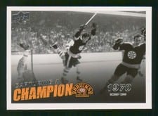 2023-24 Upper Deck Boston Bruins Centennial Capturing a Champion Bobby Orr #CC-11 card