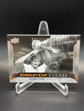 2025-26 Upper Deck Black Diamond Exquisite Stanley Cup Heroes Bobby Orr #ESC-BO card