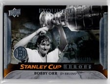 2025 Upper Deck Black Diamond Exquisite Collection Stanley Cup Heroes Bobby Orr #ESC-BO
