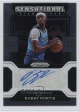 2021-22 Panini Prizm Sensational Signatures Bobby Portis #SS-BPT card