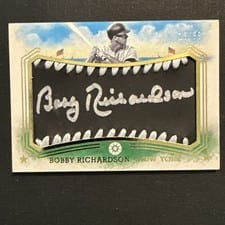 2024 Panini Boys of Summer Fabric of the Game Baseball Signatures Bobby Richardson #FOG-BR card