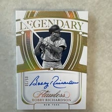 2024 Panini Flawless Legendary Scripts Bobby Richardson #LS-BR card