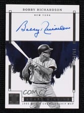2024 Panini Impeccable Award Winning Autographs Bobby Richardson #AWA-BR