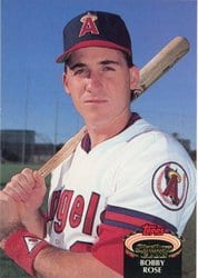 1992 Stadium Club Base Set Bobby Rose #79 card