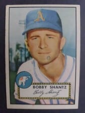 1952 Topps Bobby Shantz #219 card