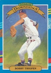 1991 Donruss Base Set Bobby Thigpen #8 card
