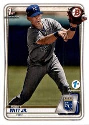 2020 Bowman 1st Edition Base Set Bobby Witt Jr. #BFE-25 card