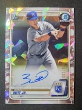 2020 Bowman Chrome Prospects Autograph Bobby Witt Jr. #CPA-BWJ card