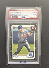 2020 Bowman Paper Prospects Bobby Witt Jr. #BP-25 card