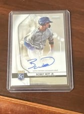2020 Bowman Sterling Prospect Autographs Bobby Witt Jr. #BWJ card