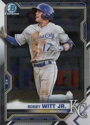 2021 Bowman Chrome Prospects Bobby Witt Jr. #BCP-1 card