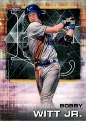 2021 Bowman's Best Base Set Bobby Witt Jr. #15 card