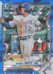 2021 Bowman Sapphire Edition Base Set Bobby Witt Jr. #BCP-1 card