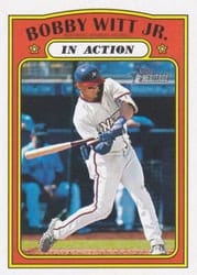 2021 Topps Heritage Minor League Base Set Bobby Witt Jr. #181 card