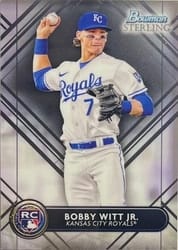 2022 Bowman Sterling Base Set Bobby Witt Jr. #BSR-37 card