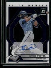 2022 Donruss Optic The Elite Series Signatures Bobby Witt Jr. #ESS-BW card