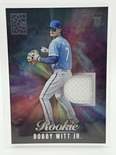 2022 Panini Capstone Rookie Materials Bobby Witt Jr. #RM-BWJ card