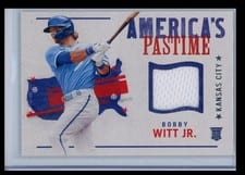 2022 Panini Chronicles America's Pastime Swatches Bobby Witt Jr. #APS-BWJ card