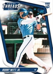 2022 Panini Chronicles Threads Bobby Witt Jr. #13 card