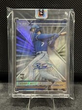 2022 Panini Chronicles XR Autographs Bobby Witt Jr. #14 card