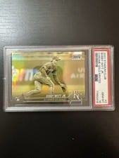 2022 Stadium Club Bobby Witt Jr. Chrome Gold Minted #2 card