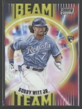 2022 Stadium Club Chrome Beam Team Bobby Witt Jr. #BT-25 card