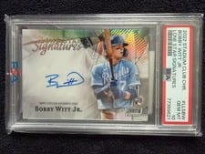 2022 Stadium Club Chrome Lone Star Signatures Bobby Witt Jr. #LLS-BW card