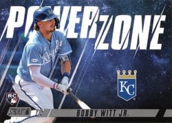 2022 Stadium Club Power Zone Bobby Witt Jr. #PZ-19 card