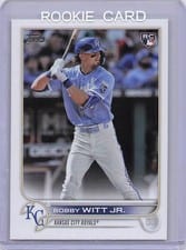 2022 Topps Bobby Witt Jr #660 card