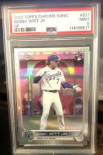2022 Topps Chrome Bobby Witt Jr. #221 card