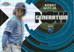 2022 Topps Chrome Update Generation Now Bobby Witt Jr. #GNC-23 card