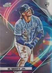 2022 Topps Cosmic Chrome Base Set Bobby Witt Jr. #162 card