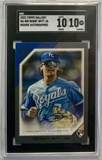 2022 Topps Gallery Rookie Autographs Bobby Witt Jr. #RA-BW card