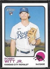 2022 Topps Heritage Bobby Witt Jr. #520 card