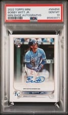 2022 Topps Mini Autographs Bobby Witt Jr. #MA-BW