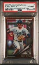2022 Topps Transcendent Collection Base Set Bobby Witt Jr. #7 card