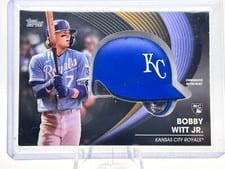 2022 Topps Update Commemorative Batting Helmets Bobby Witt Jr. #BH-BW card