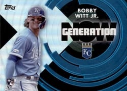 2022 Topps Update Generation Now Bobby Witt Jr. #GN-61 card