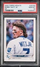 2022 Topps Update Bobby Witt Jr. SP Variation #US100 card