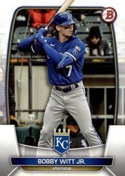 2023 Bowman Base Set Bobby Witt Jr. #57 card
