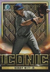 2023 Bowman Chrome Iconic Bobby Witt Jr. #BI-6 card