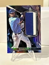 2023 Bowman Platinum Patches Bobby Witt Jr. #PPC-BW card