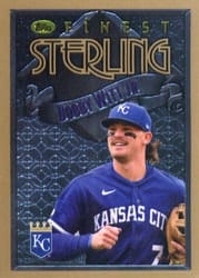 2023 Finest Flashbacks Base Set Bobby Witt Jr. #19 card