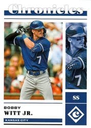 2023 Panini Chronicles Base Set Bobby Witt Jr. #18 card