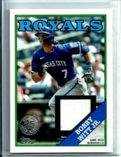 2023 Topps 1988 Topps Baseball Relics (Series 2) Bobby Witt Jr. #88R-BW card