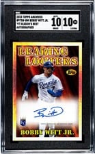 2023 Topps Archives 1997 Season's Best Autographs Bobby Witt Jr. #97SB-BW card