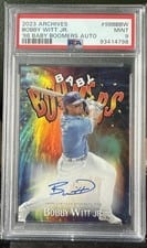 Bobby Witt Jr. 2023 Topps Archives 1998 Baby Boomers Autographs card